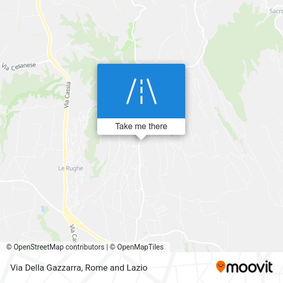 Via Della Gazzarra map