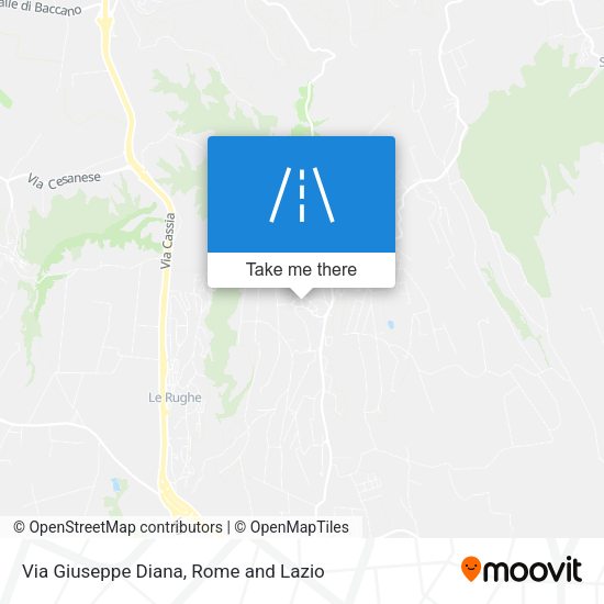 Via Giuseppe Diana map