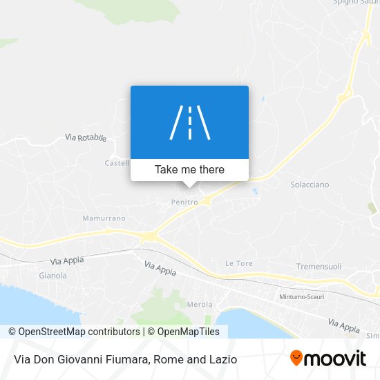 Via Don Giovanni Fiumara map