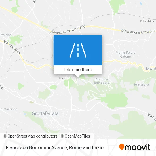 Francesco Borromini Avenue map