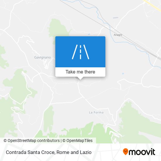 Contrada Santa Croce map