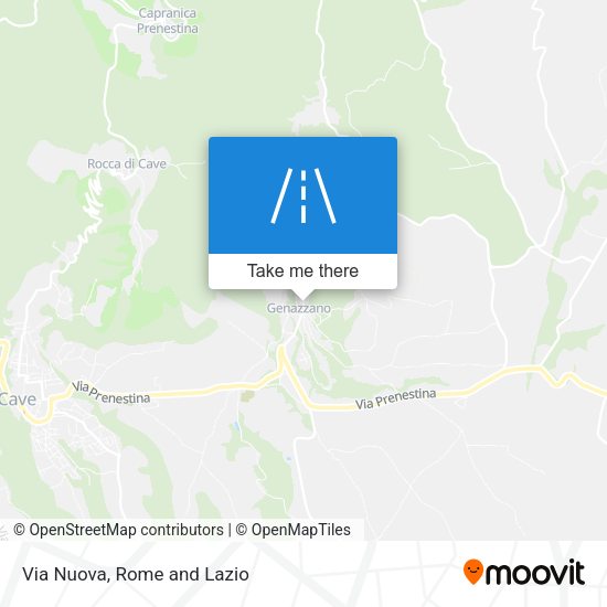 Via Nuova map