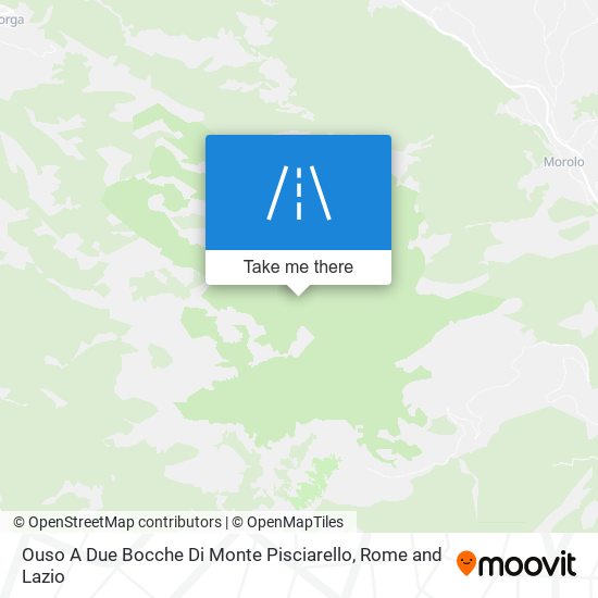 Ouso A Due Bocche Di Monte Pisciarello map