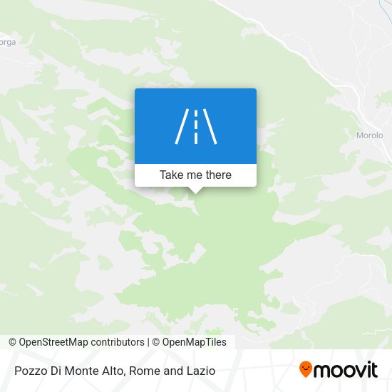 Pozzo Di Monte Alto map