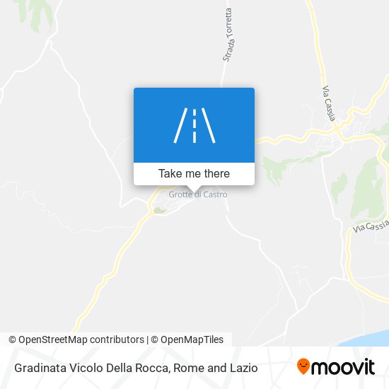 Gradinata Vicolo Della Rocca map