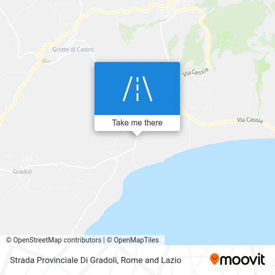 Strada Provinciale Di Gradoli map