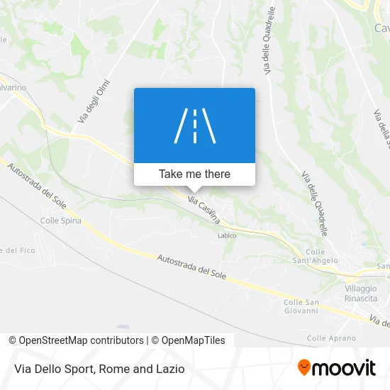 Dello Sport Street map