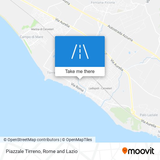 Piazzale Tirreno map