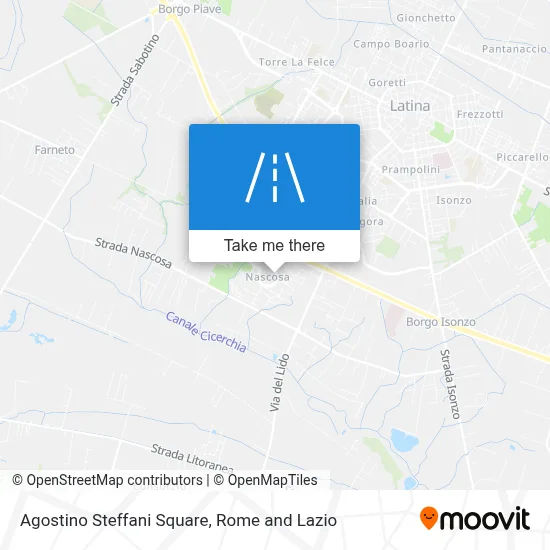 Agostino Steffani Square map