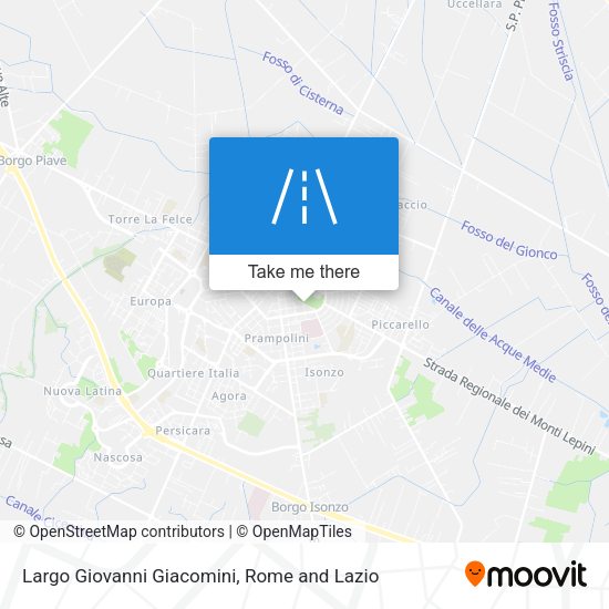 Largo Giovanni Giacomini map