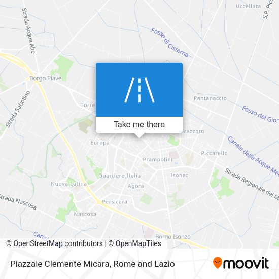 Piazzale Clemente Micara map