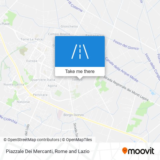 Piazzale Dei Mercanti map