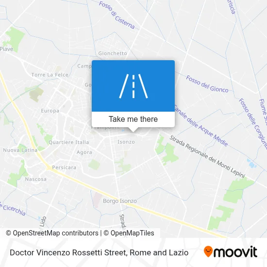 Doctor Vincenzo Rossetti Street map