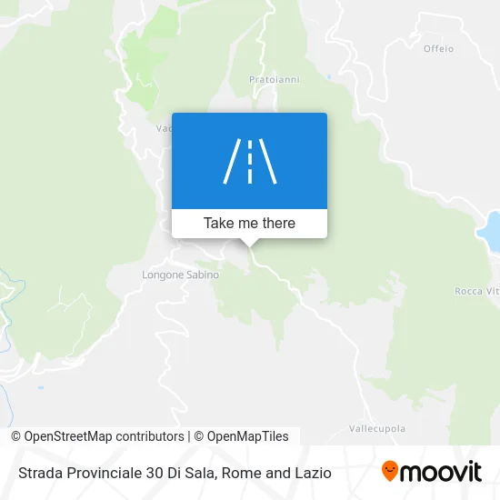 Provincial Road 30 Di Sala map