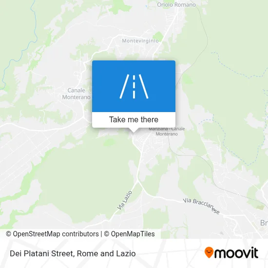 Dei Platani Street map