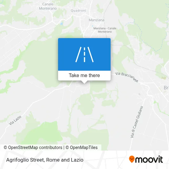 Agrifoglio Street map
