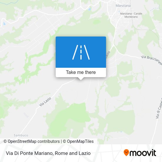 Via Di Ponte Mariano map