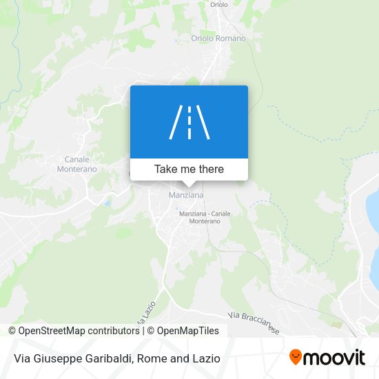 Via Giuseppe Garibaldi map