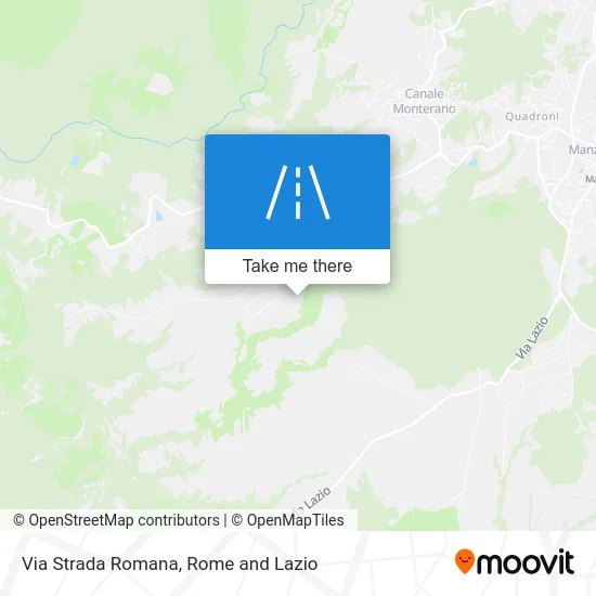 Strada Romana Street map