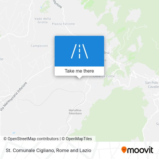St. Comunale Cigliano map
