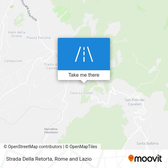 Strada Della Retorta map