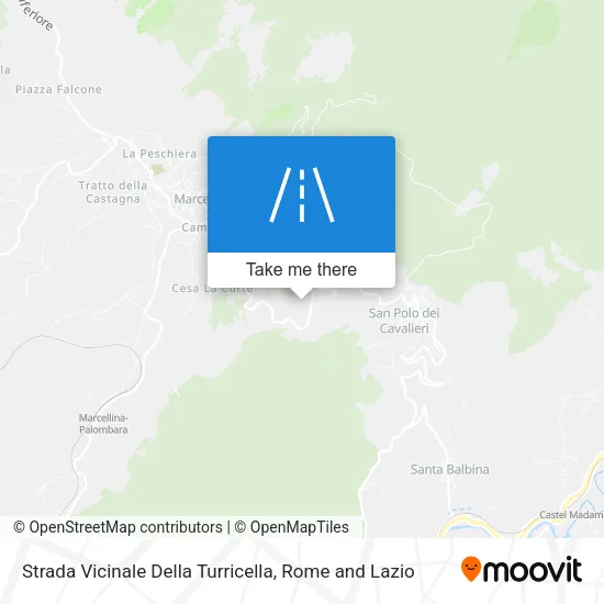 Strada Vicinale Della Turricella map