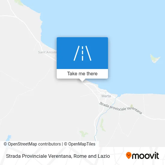 Verentana Provincial Road map