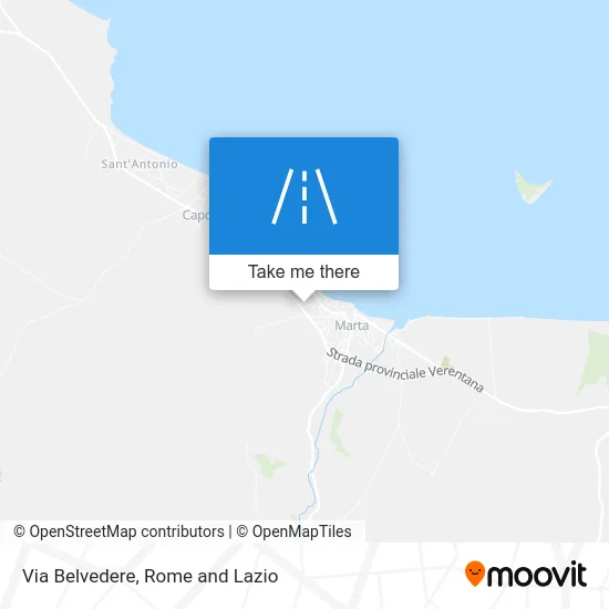 Belvedere Street map