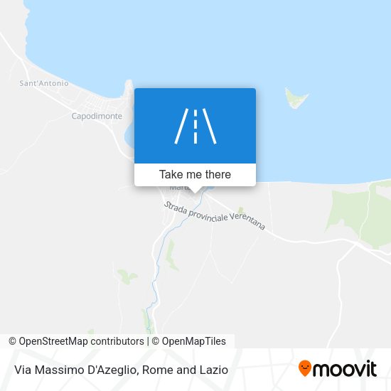 Via Massimo D'Azeglio map