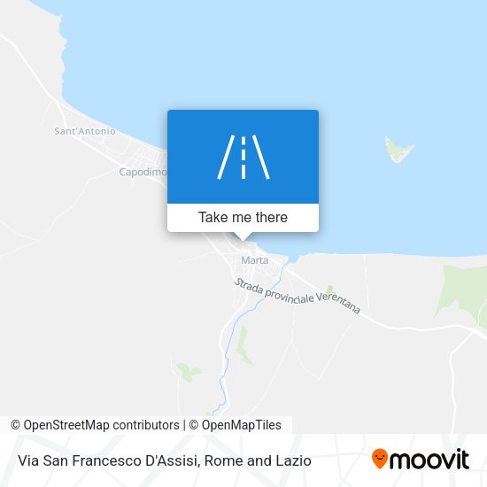 Via San Francesco D'Assisi map