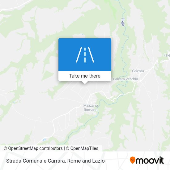 Strada Comunale Carrara map