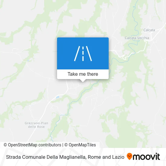 Della Maglianella Communal Road map