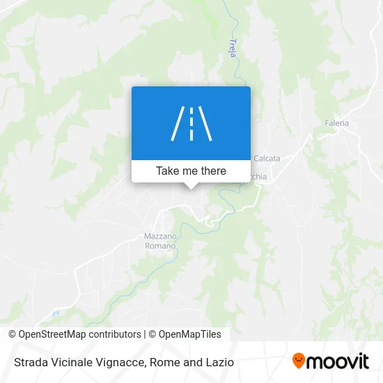 Vignacce Local Road map