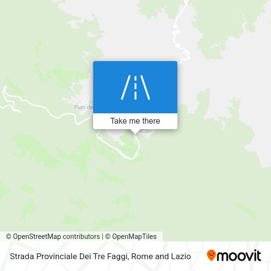 Strada Provinciale Dei Tre Faggi map
