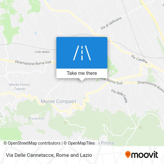 Via Delle Cannetacce map