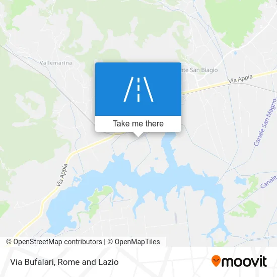 Bufalari Street map