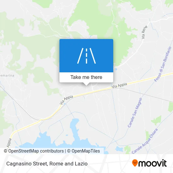 Cagnasino Street map