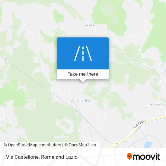 Castellone Street map