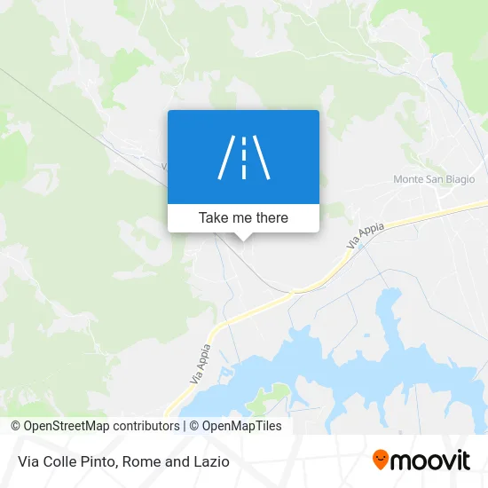 Via Colle Pinto map