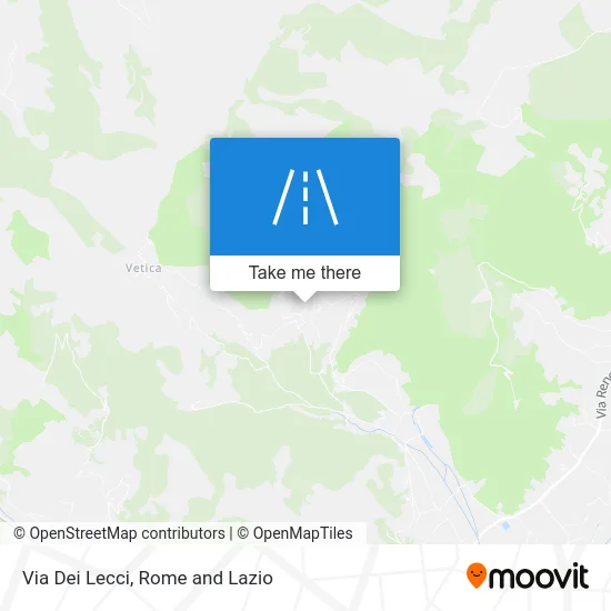 Dei Lecci Street map