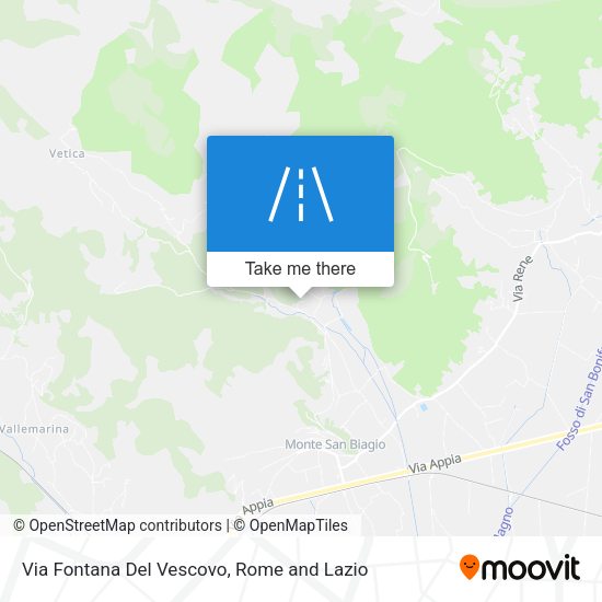Via Fontana Del Vescovo map