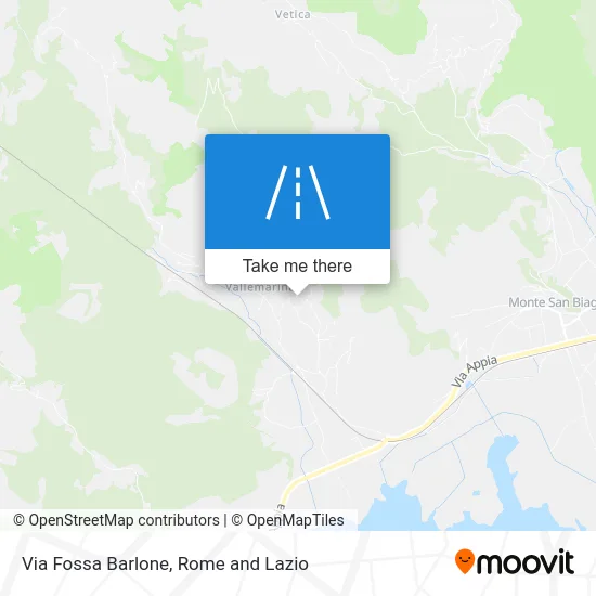 Fossa Barlone Street map