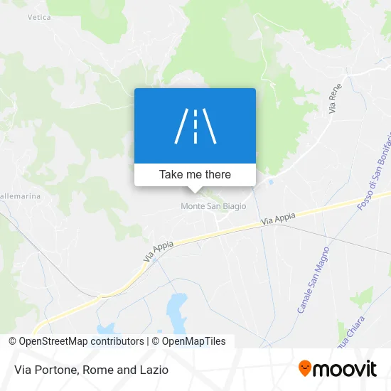 Via Portone map