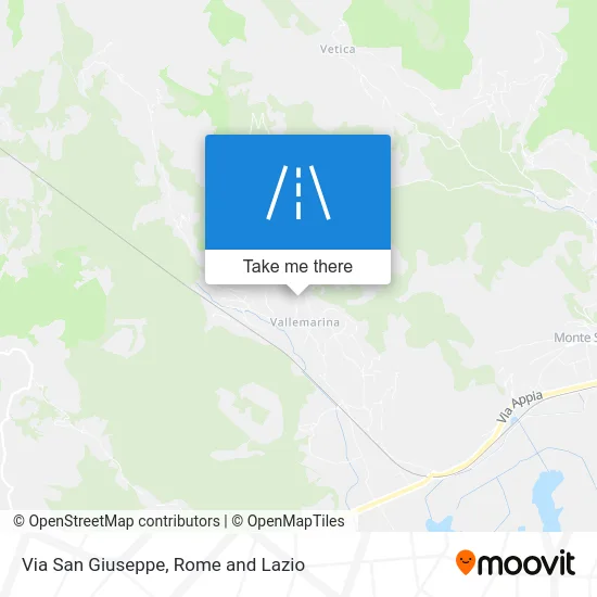 San Giuseppe Street map