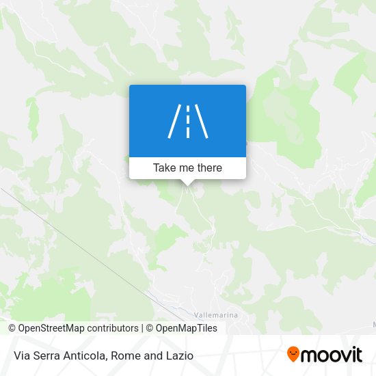 Via Serra Anticola map