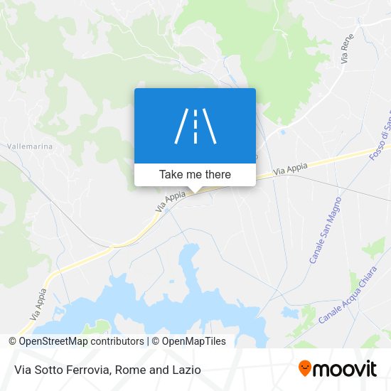 Via Sotto Ferrovia map