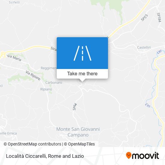 Località Ciccarelli map