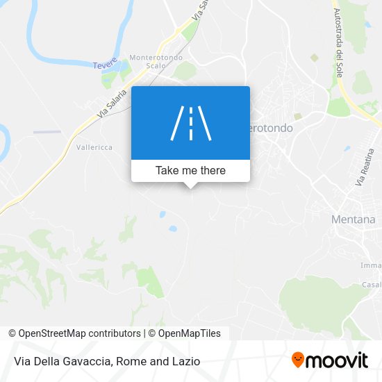 Via Della Gavaccia map