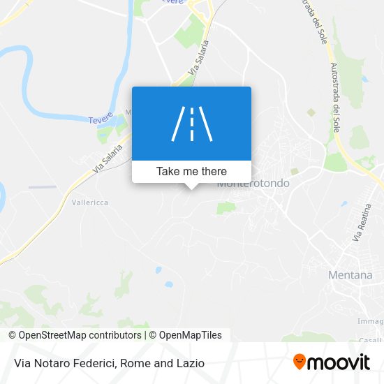 Via Notaro Federici map