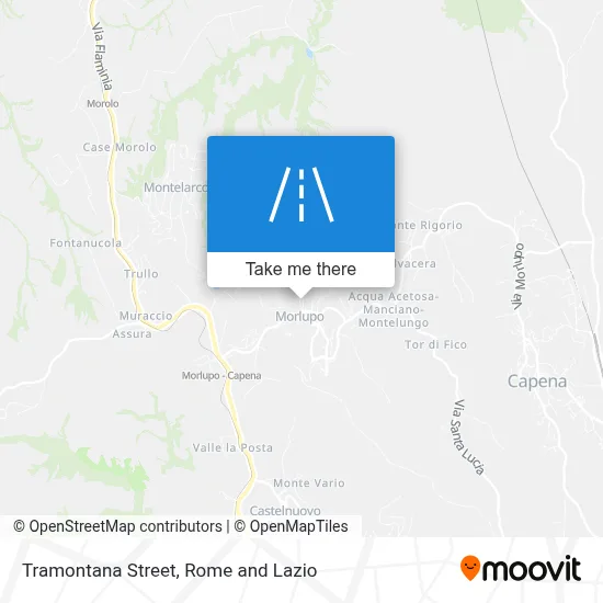 Tramontana Street map